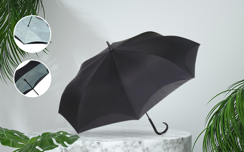 Wéi wielen ech e sonnegen Regenschirm