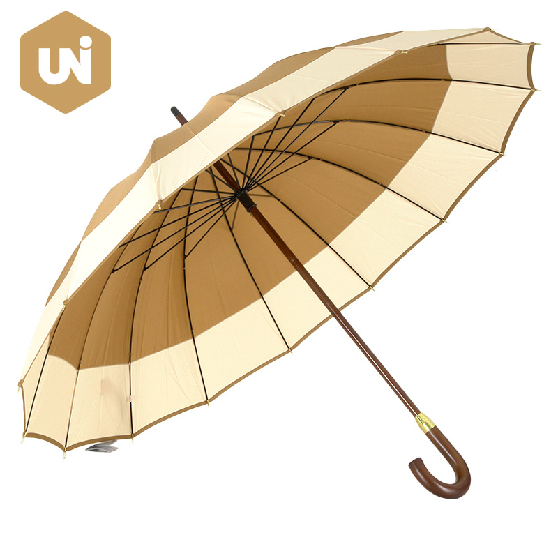 Regenschirm - de luesen Walker am laange Floss vun der Geschicht