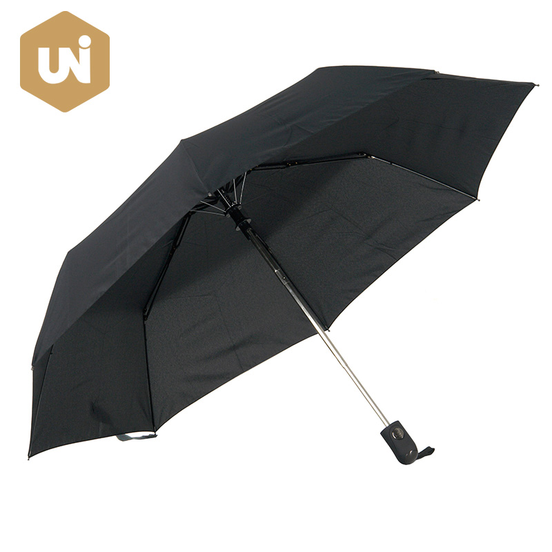 Wéi klappt Dir en automateschen Regenschirm?