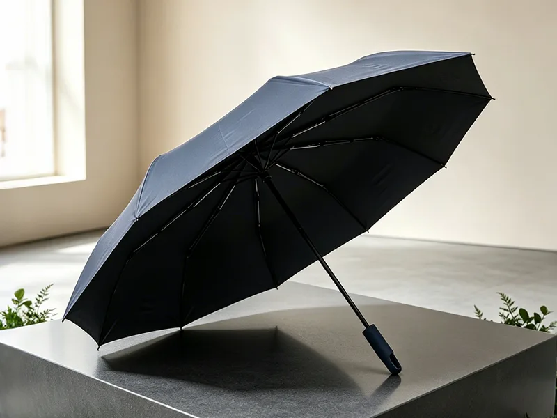 Klappt Regenschirm