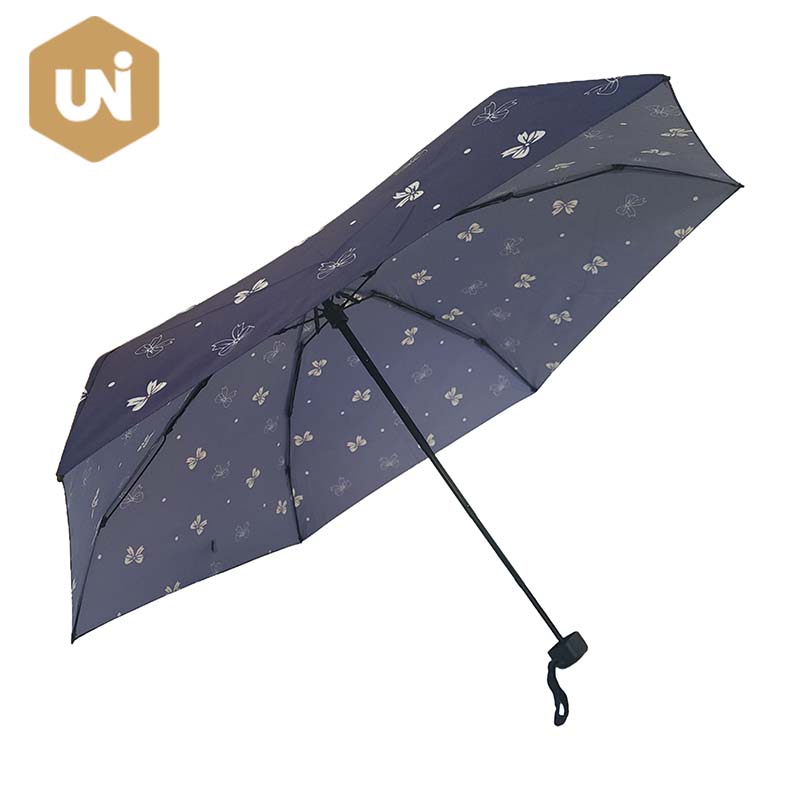 5 Klapp Handbuch Open Compact Umbrella