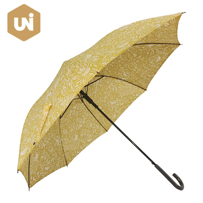 Klassesch Lady Erwuessener Stick Umbrella