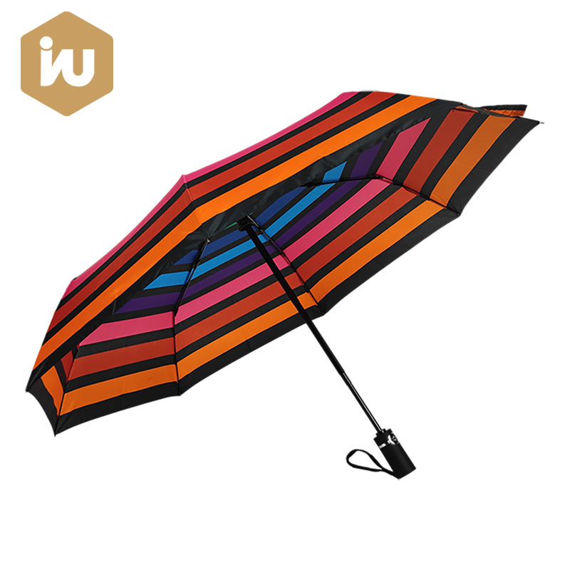 Klappt Auto Open An Auto Zoumaache Rainbow Umbrella